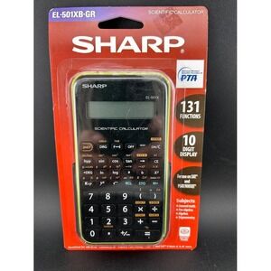 Sharp EL-501XB GR Scientific Calculator 10‎ Digit Display 131 Functions